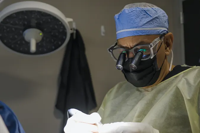 Dr. James Harris at work 3