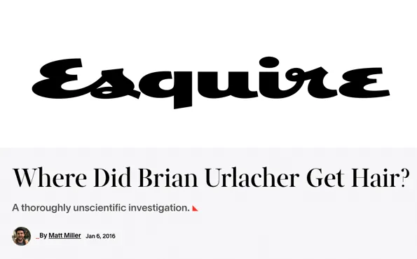 Where Did Brian Urlacher Get Hair?