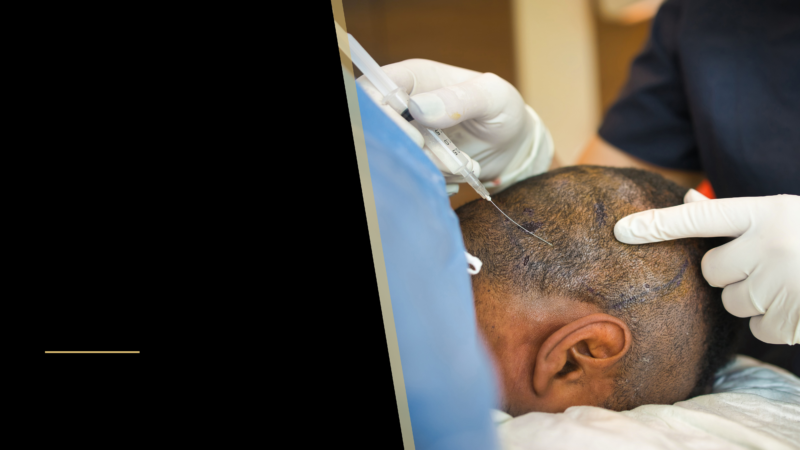 Hair Restoration: Prevention Is Better Than Cure 18 a man getting a hair treatment