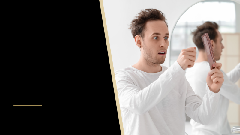 The Fastest Growing Tissue in Human Body 22 a man looking at his hair