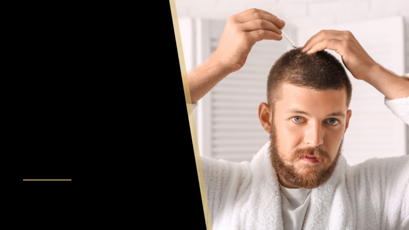 Hair Survival Program 10 man going hair care