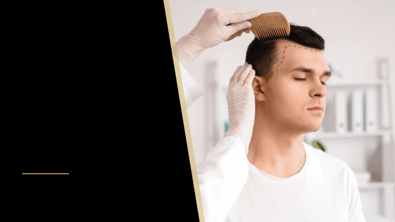 Really a Cure for Baldness &Hair Loss? (Surgery, Medication?) 16 A man getting a hair treatment consultation