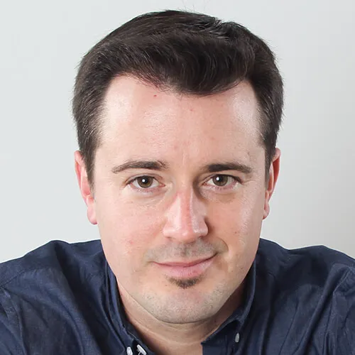 Brent L. after hair transplant
